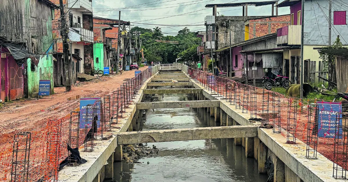 Imagem ilustrativa da notícia: Obras de canais avançam no bairro do Curió-Utinga