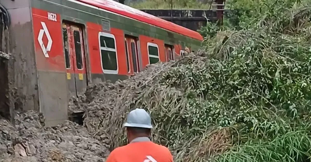 Imagem ilustrativa da notícia: Deslizamento interrompe trecho de Linha trem, em São Paulo