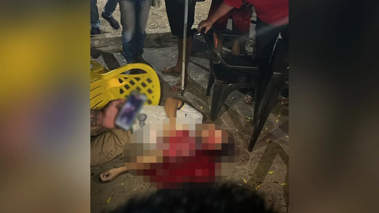 Imagem ilustrativa da notícia: Vídeo: Homem é morto a tiros em bar na Folha 27