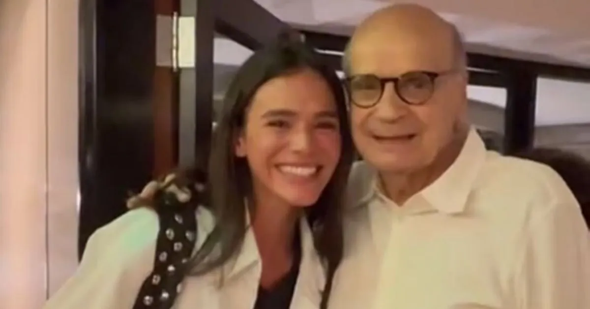 Imagem ilustrativa da notícia: Bruna Marquezine se emociona ao encontrar Drauzio Varella