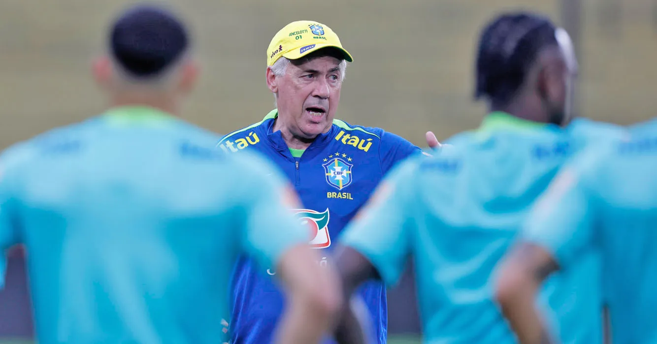 Imagem ilustrativa da notícia: Ancelotti estreia na Seleção Brasileira mirando o Real Madrid