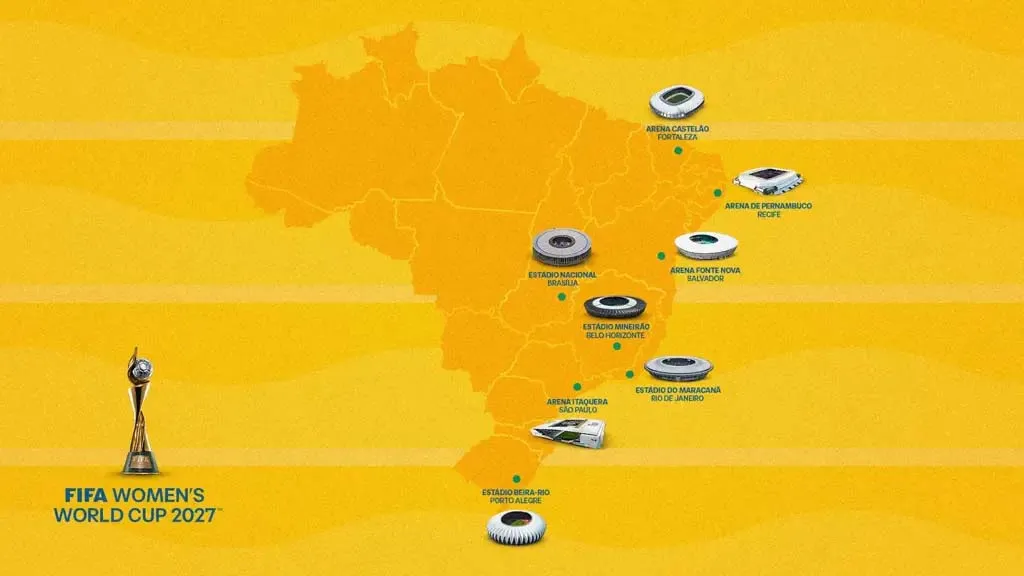 Imagem ilustrativa da notícia: Belém fica fora da Copa do Mundo Feminina de 2027 no Brasil