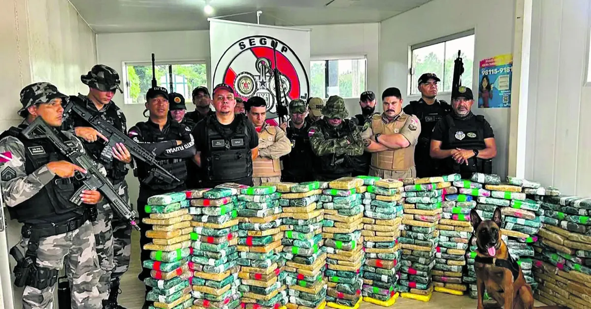 Imagem ilustrativa da notícia: Polícia apreende mais de uma tonelada de drogas em uma semana