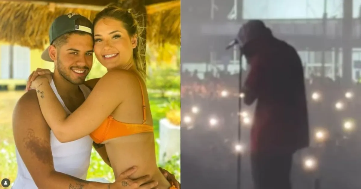 Imagem ilustrativa da notícia: Vídeo: Zé Felipe chora em show após término com Virginia