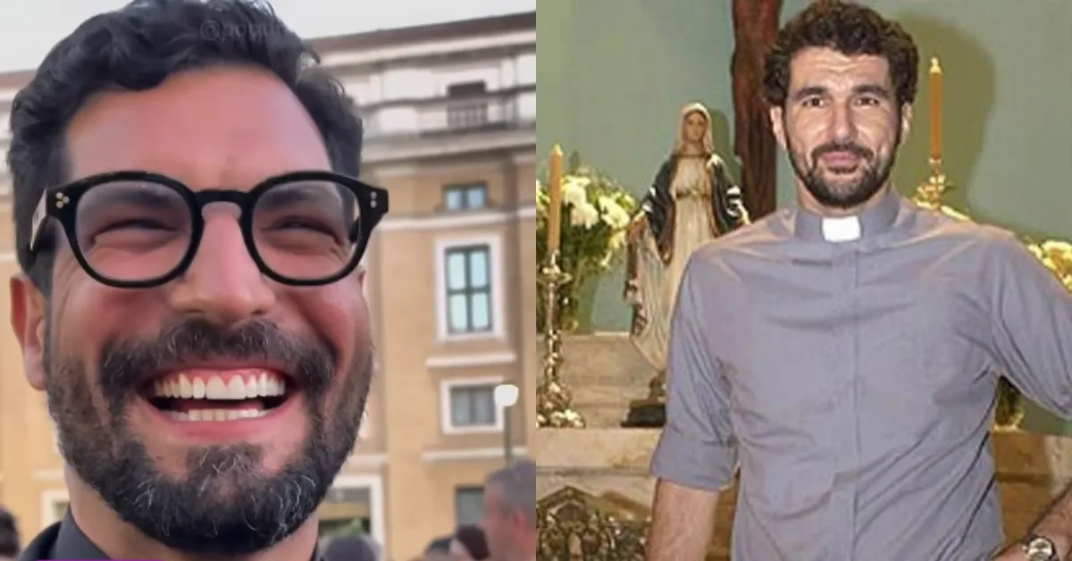 Imagem ilustrativa da notícia: Padre brasileiro bonitão causa frisson no Vaticano