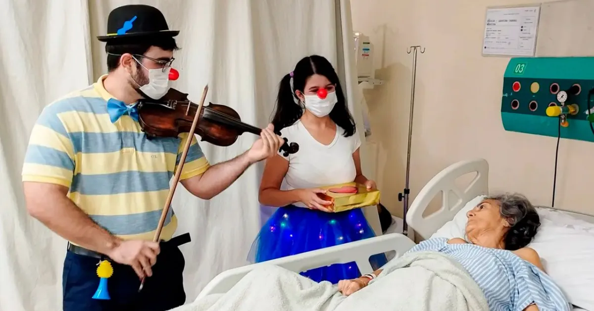 Imagem ilustrativa da notícia: Hospital de Marabá faz ação para mães com palhaçoterapia