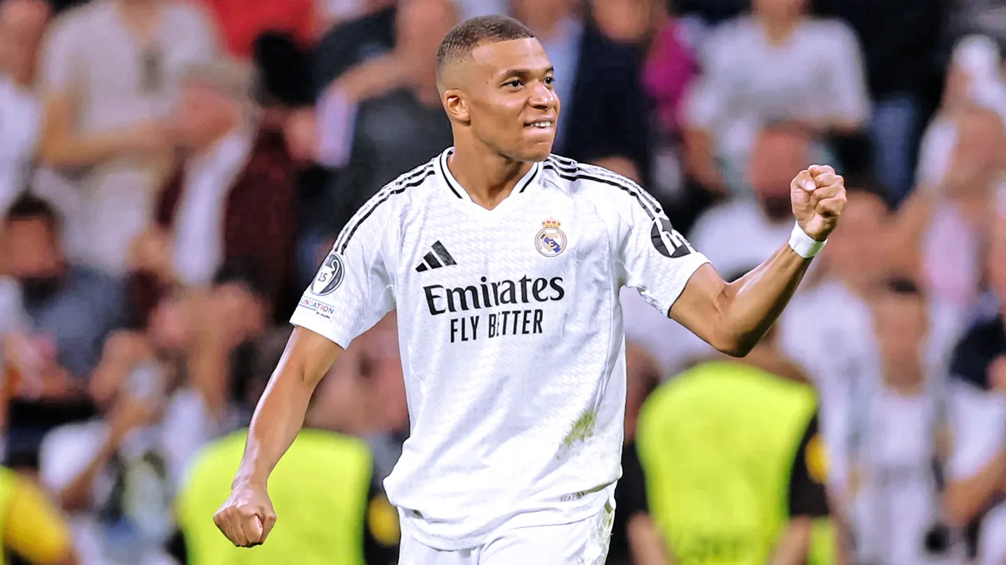 Imagem ilustrativa da notícia: Mbappé chega a 40 gols no 1º ano no Real e só fica atrás de Ronaldo