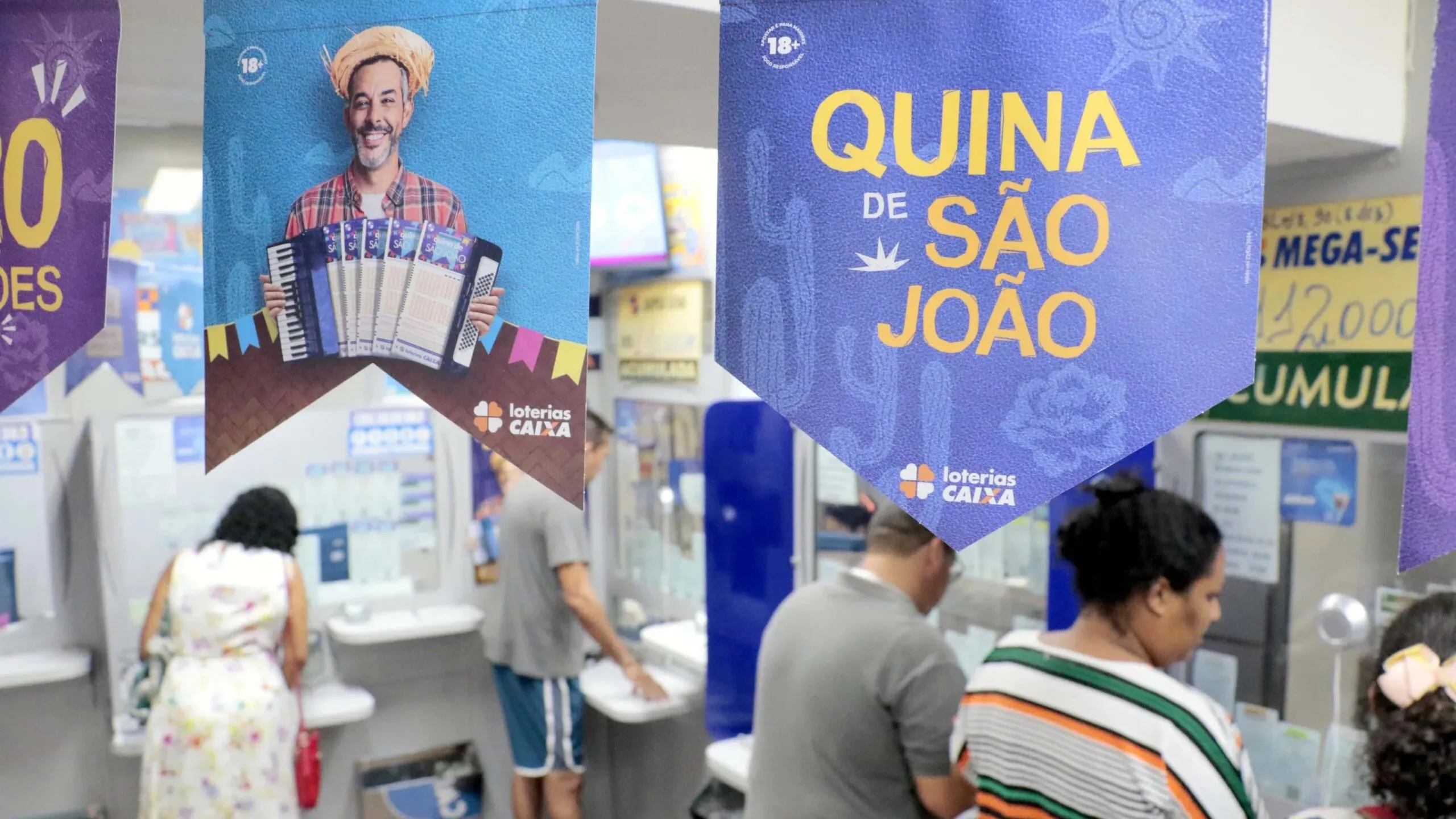 Imagem ilustrativa da notícia: Quina de São João 2025 tem prêmio de R$ 230 milhões