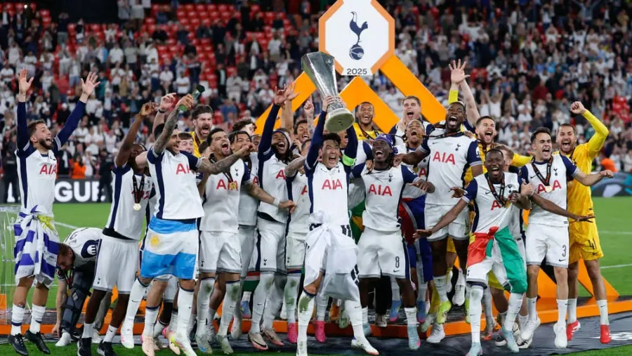 Imagem ilustrativa da notícia: Tottenham conquista a Europa League após 17 anos em títulos