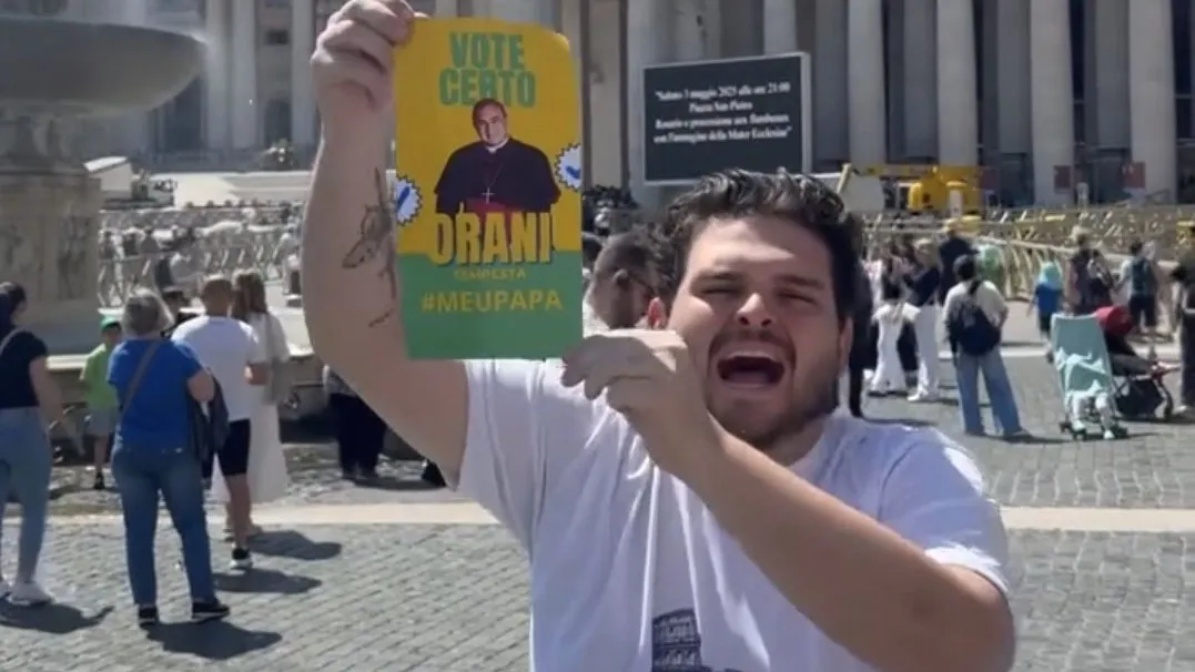 Imagem ilustrativa da notícia: Vereador de Belém surge no Vaticano "pedindo votos" a Dom Orani
