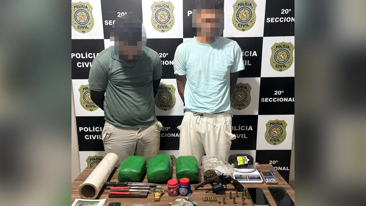Imagem ilustrativa da notícia: Dois homens são presos por tráfico e posse de armas no Pará