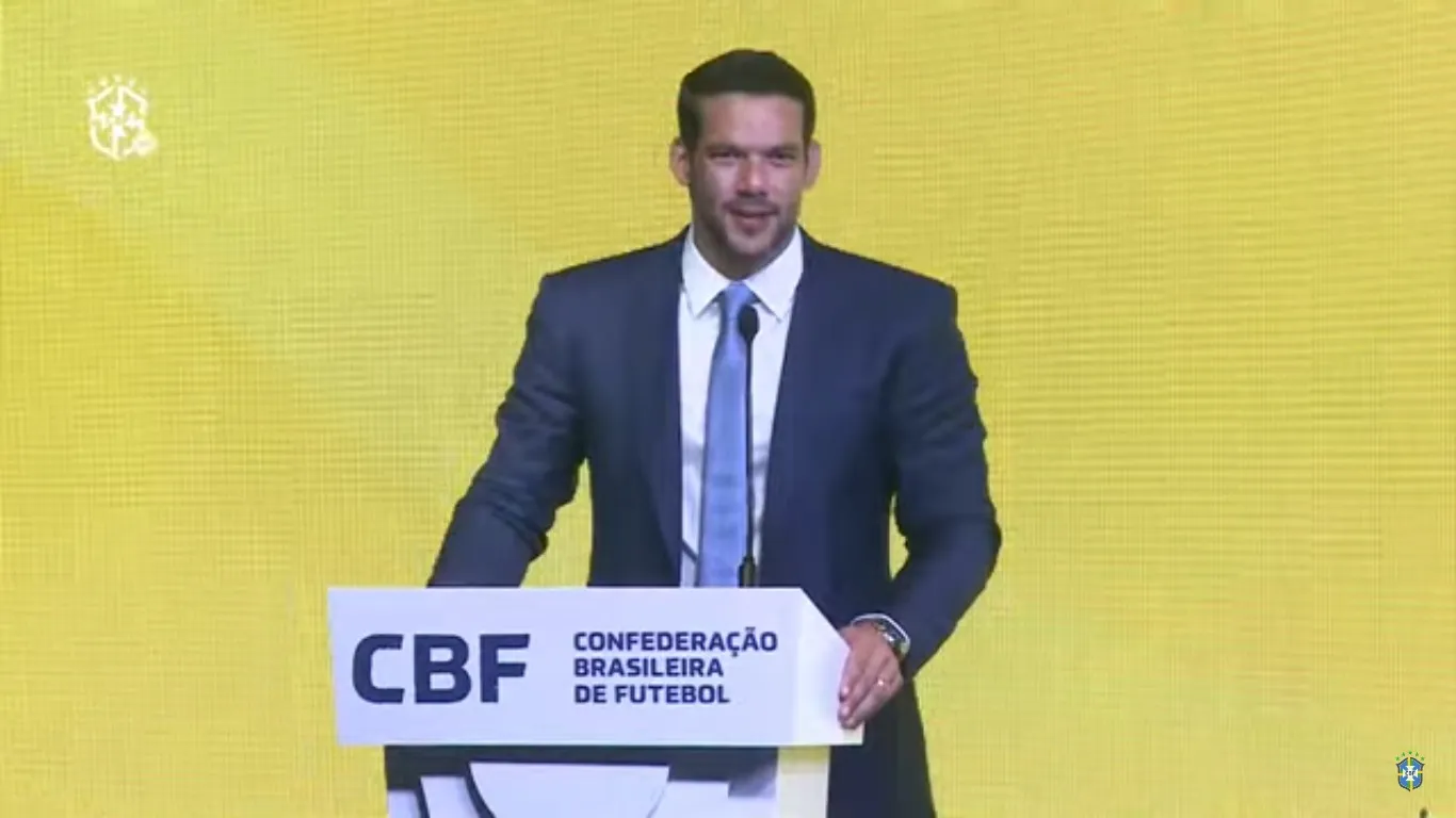 Imagem ilustrativa da notícia: Novo presidente da CBF promete reorganizar estaduais e valorizar futebol feminino