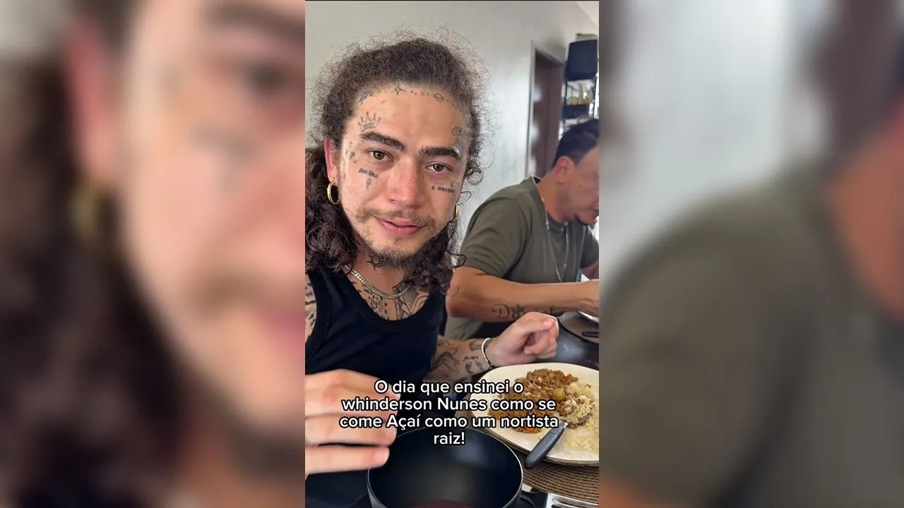Imagem ilustrativa da notícia: Saiba o que Whinderson Nunes falou após provar o açaí raiz