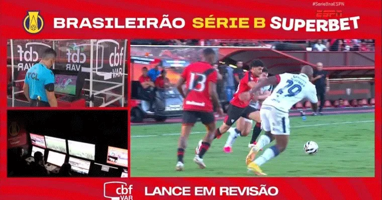 Imagem ilustrativa da notícia: CBF 'esconde' áudios do VAR de gol anulado do Remo