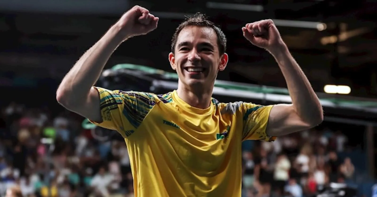 Imagem ilustrativa da notícia: Hugo Calderano perde, mas conquista medalha inédita para o Brasil