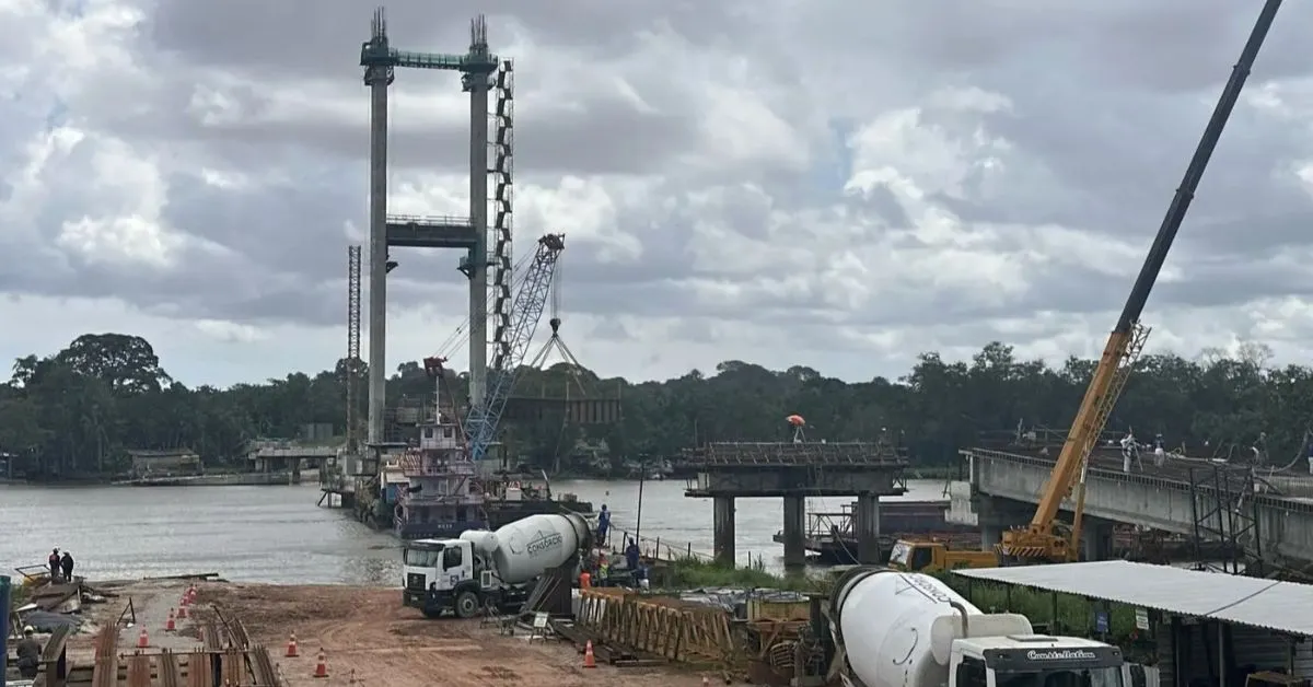 Imagem ilustrativa da notícia: Nova ponte estaiada entre Icoaraci e Outeiro avança em Belém