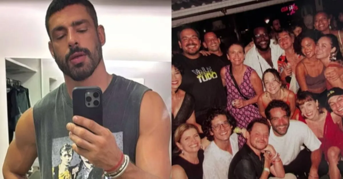 Imagem ilustrativa da notícia: Sem Cauã Reymond, elenco de 'Vale Tudo' se reúne em festa no Rio