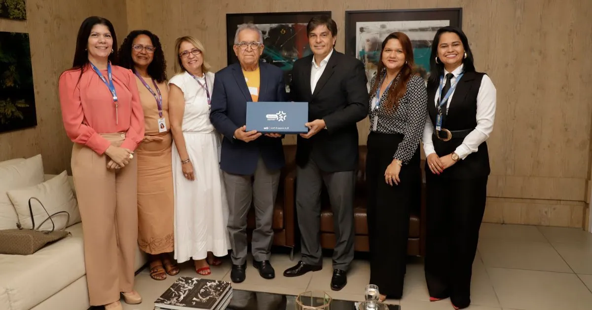 Imagem ilustrativa da notícia: Presidente da Fecomércio visita Grupo RBA e divulga 'Semana S'