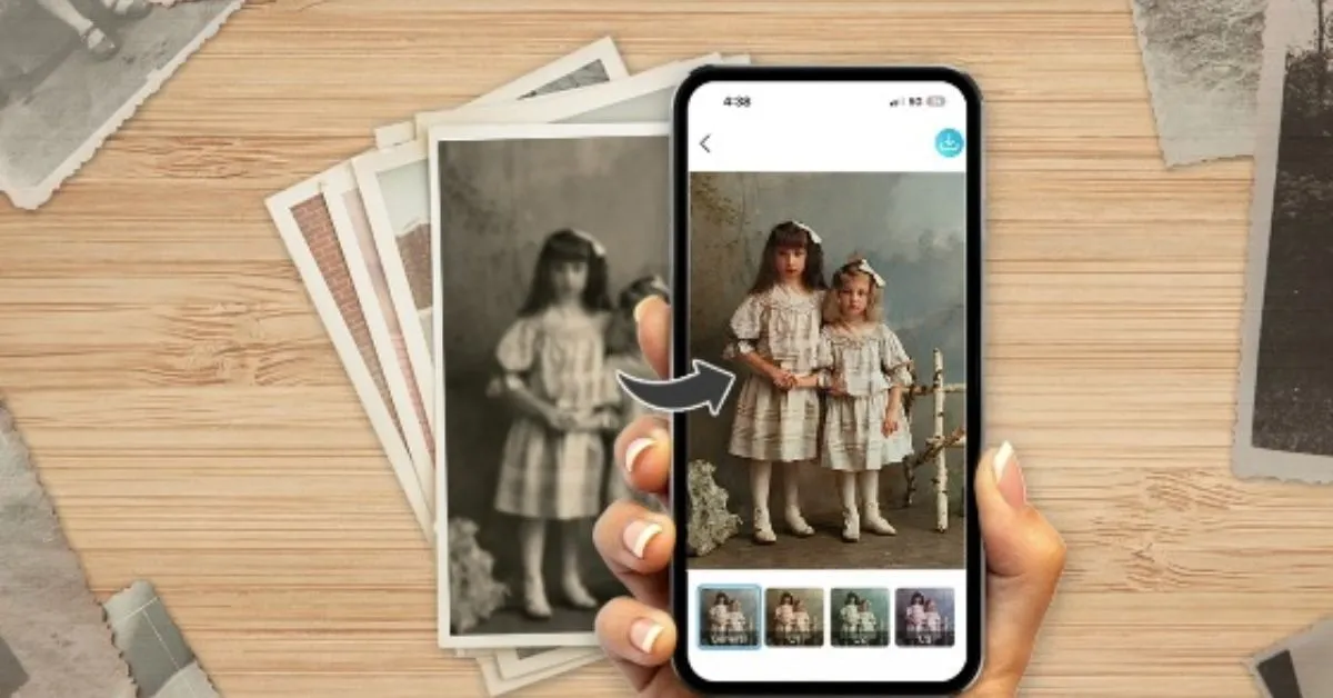 Imagem ilustrativa da notícia: Descubra 5 apps para restaurar fotos antigas com o celular
