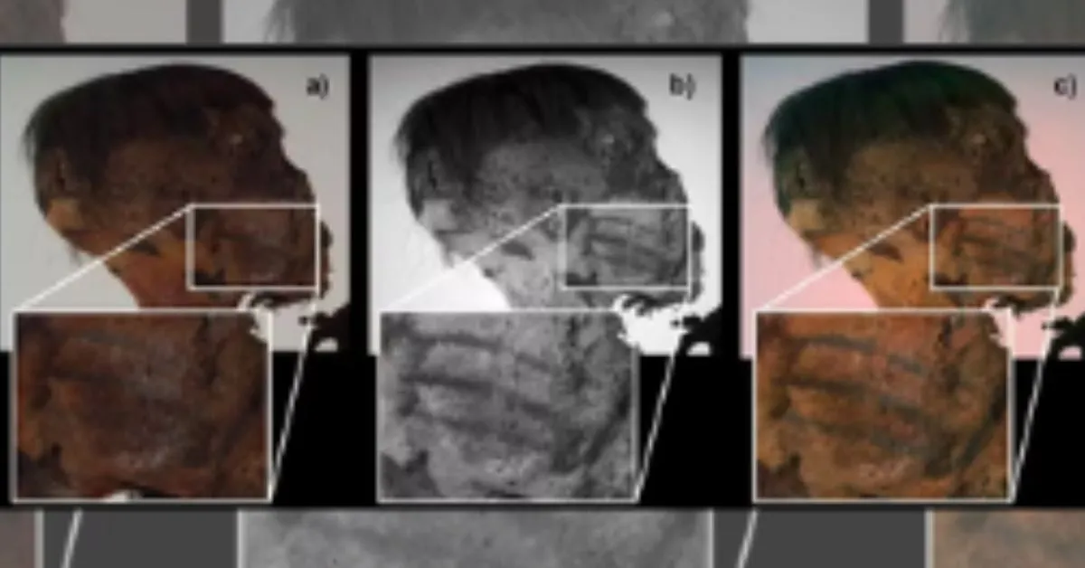 Imagem ilustrativa da notícia: Achado inédito revela tatuagens no rosto de múmia andina de 800 anos