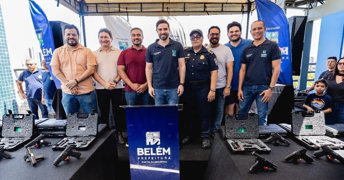 Imagem ilustrativa da notícia: Guarda Municipal de Belém recebe 600 novas armas