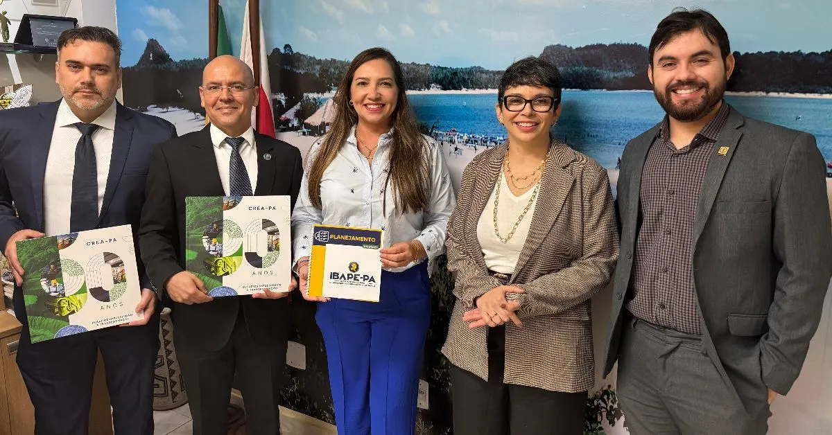 Imagem ilustrativa da notícia: Presidente do CREA-PA recebe nova diretoria do IBAPE-PA