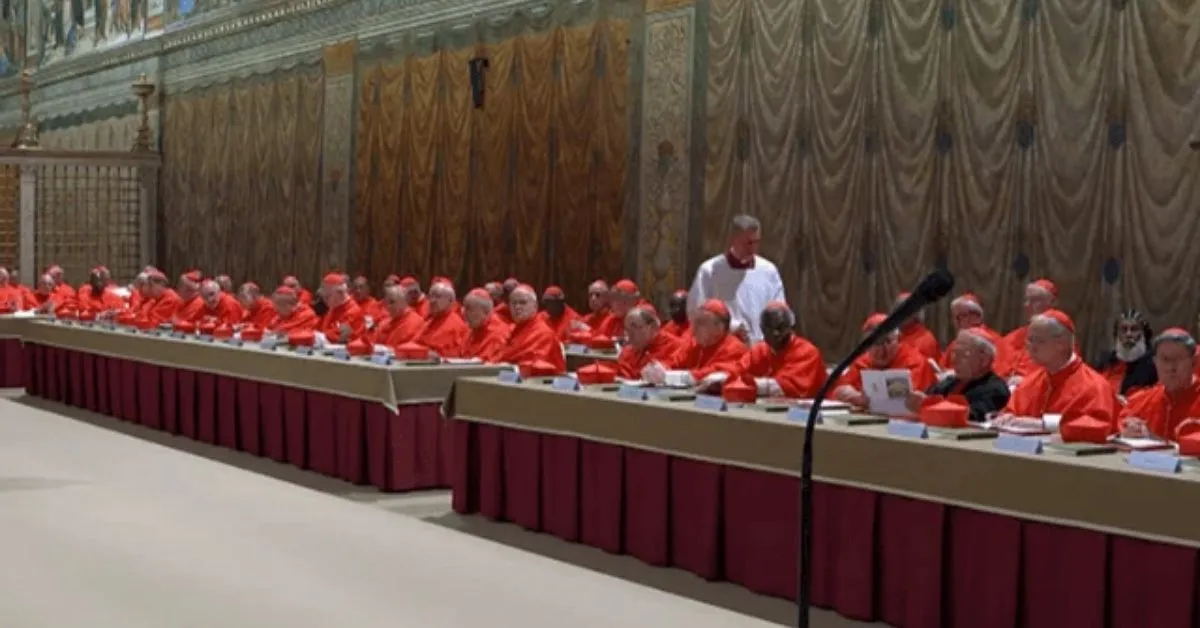 Imagem ilustrativa da notícia: 1º dia de conclave de escolha do novo papa termina sem consenso