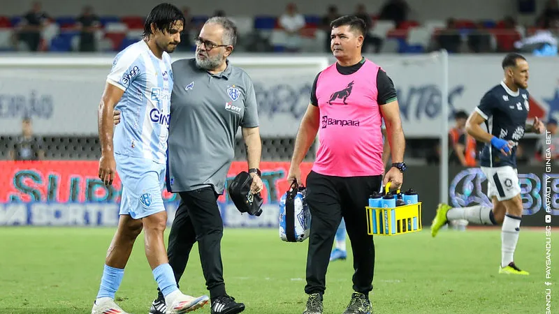 Imagem ilustrativa da notícia: Paysandu tem um time inteiro em recuperação médica