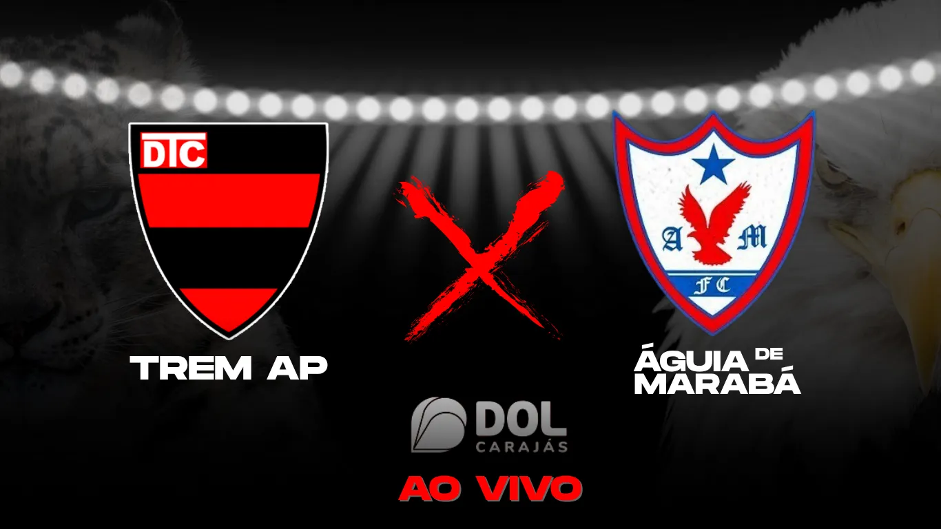 Imagem ilustrativa da notícia: AO VIVO: Trem do Amapá x Águia de Marabá, acompanhe aqui!