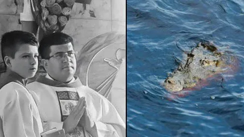 Imagem ilustrativa da notícia: Menino é devorado por crocodilos ao cair em canal no México 