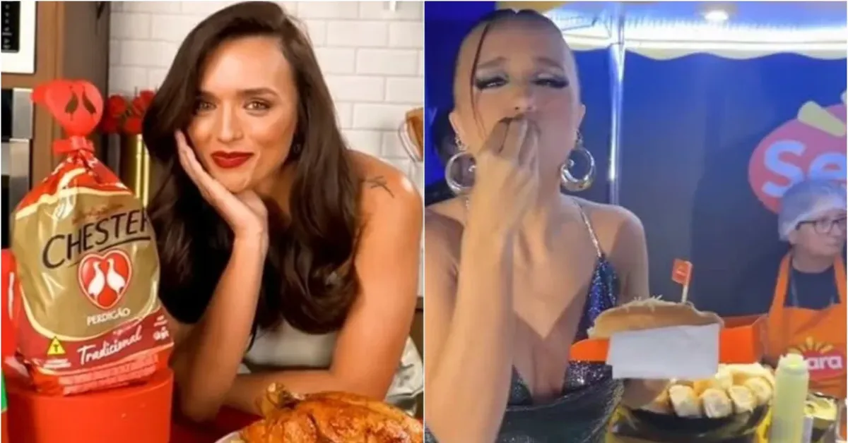 Imagem ilustrativa da notícia: Rafa Kalimann pagará multa à Perdigão após comer salsicha da Seara