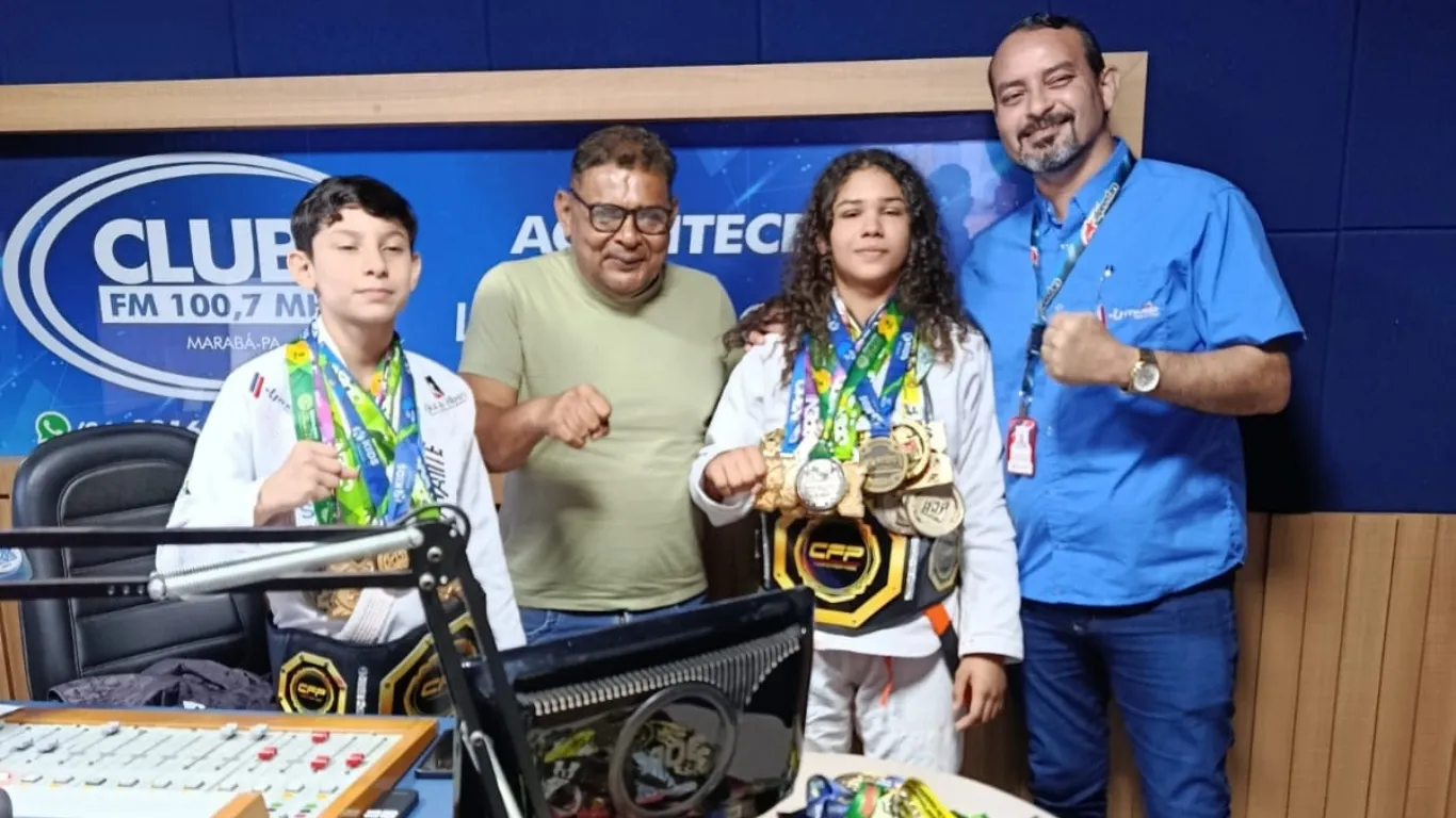 Imagem ilustrativa da notícia: Jovens atletas de Marabá brilham no Jiu-Jitsu nacional