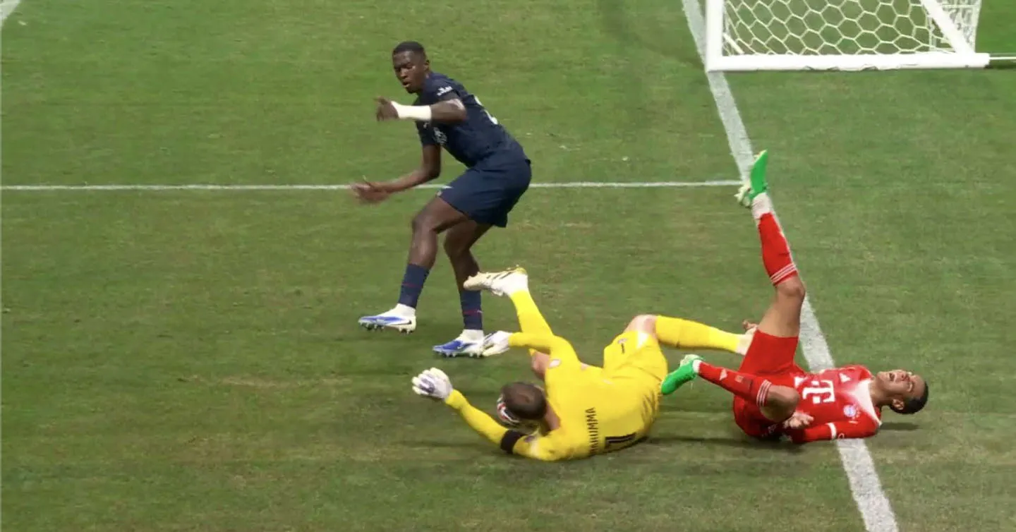 Imagem ilustrativa da notícia: Goleiros se dividem sobre culpa de Donnarumma em lesão de Musiala