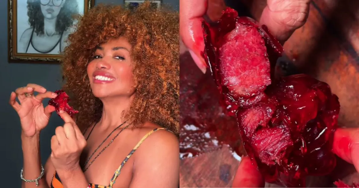 Imagem ilustrativa da notícia: Gaby Amarantos viraliza com receita do “Xarque do Amor”