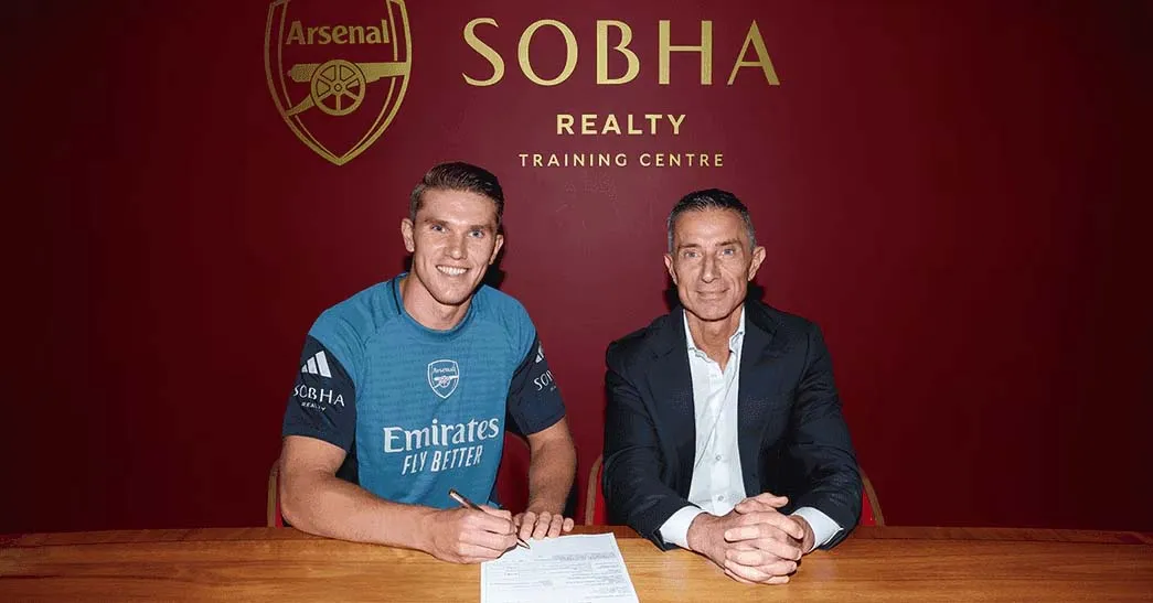 Imagem ilustrativa da notícia: Arsenal oficializa a contratação do goleador Viktor Gyökeres