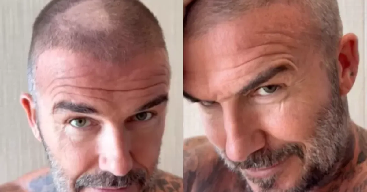 Imagem ilustrativa da notícia: David Beckham erra ao cortar o próprio cabelo e vira assunto nas redes sociais