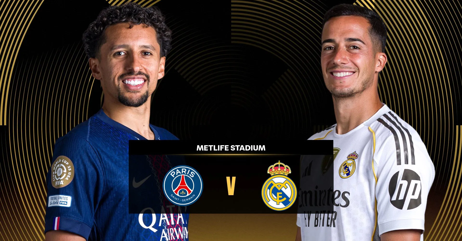 Imagem ilustrativa da notícia: PSG e Real Madrid duelam por vaga na final da Copa de Clubes