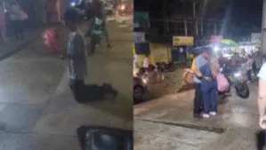 Imagem ilustrativa da notícia: Vídeo: pedido de namoro para o trânsito em Icoaraci