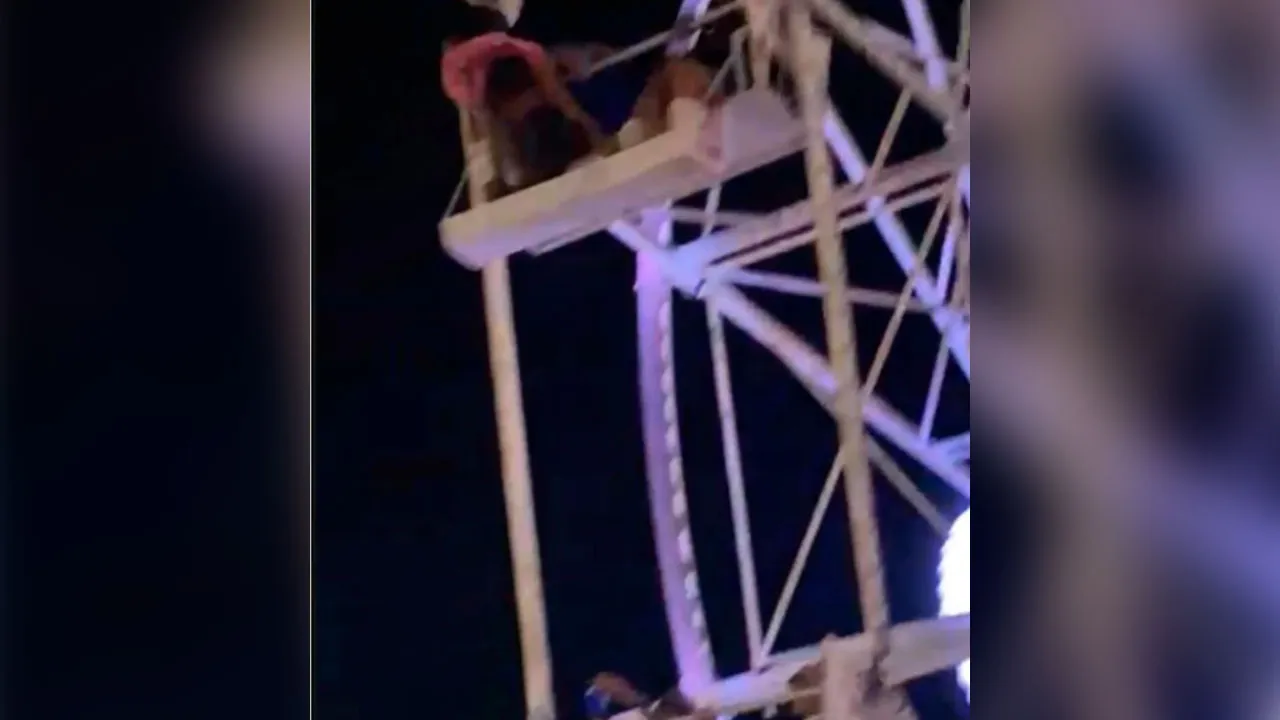 Imagem ilustrativa da notícia: Menina de 5 anos cai de roda gigante em festa de São João