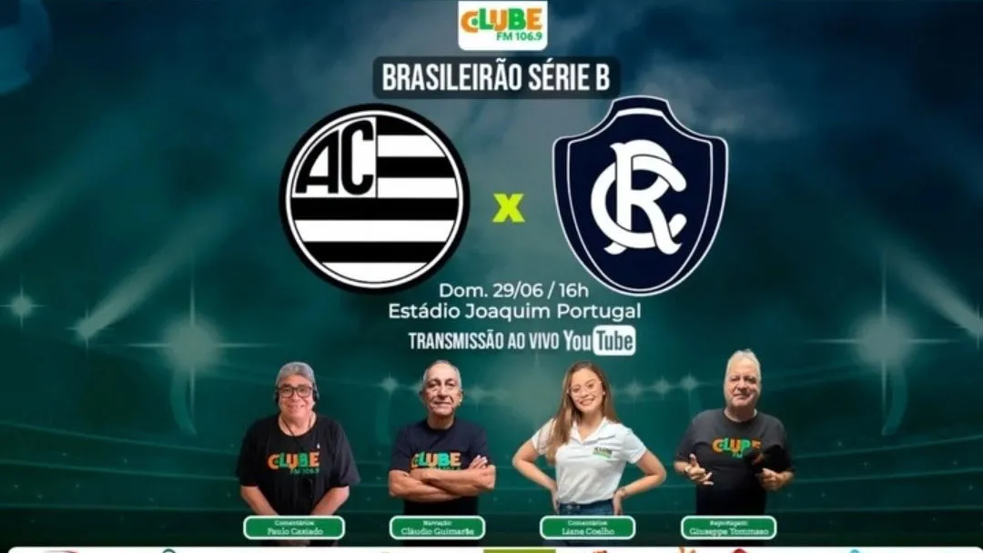 Imagem ilustrativa da notícia: Tem Jogo no DOL e na Clube: ouça Athletic-MG x Remo