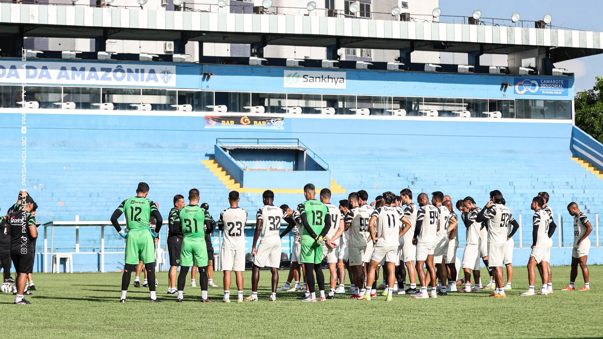 Imagem ilustrativa da notícia: Paysandu faz último treino antes de encarar o líder Coritiba