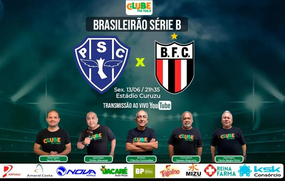 Imagem ilustrativa da notícia: Tem Jogo no DOL e na Clube: ouça Paysandu 0 x 0 Botafogo-SP