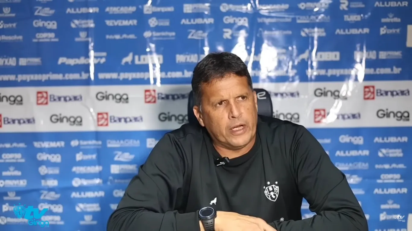 Imagem ilustrativa da notícia: Técnico do Paysandu celebra sequência invicta e grandeza da torcida