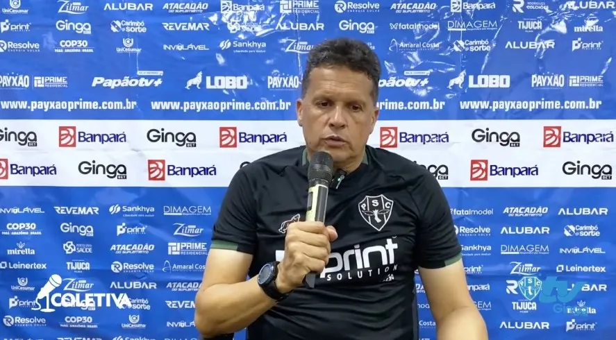 Imagem ilustrativa da notícia: Claudinei Oliveira destaca garra do Paysandu após empate