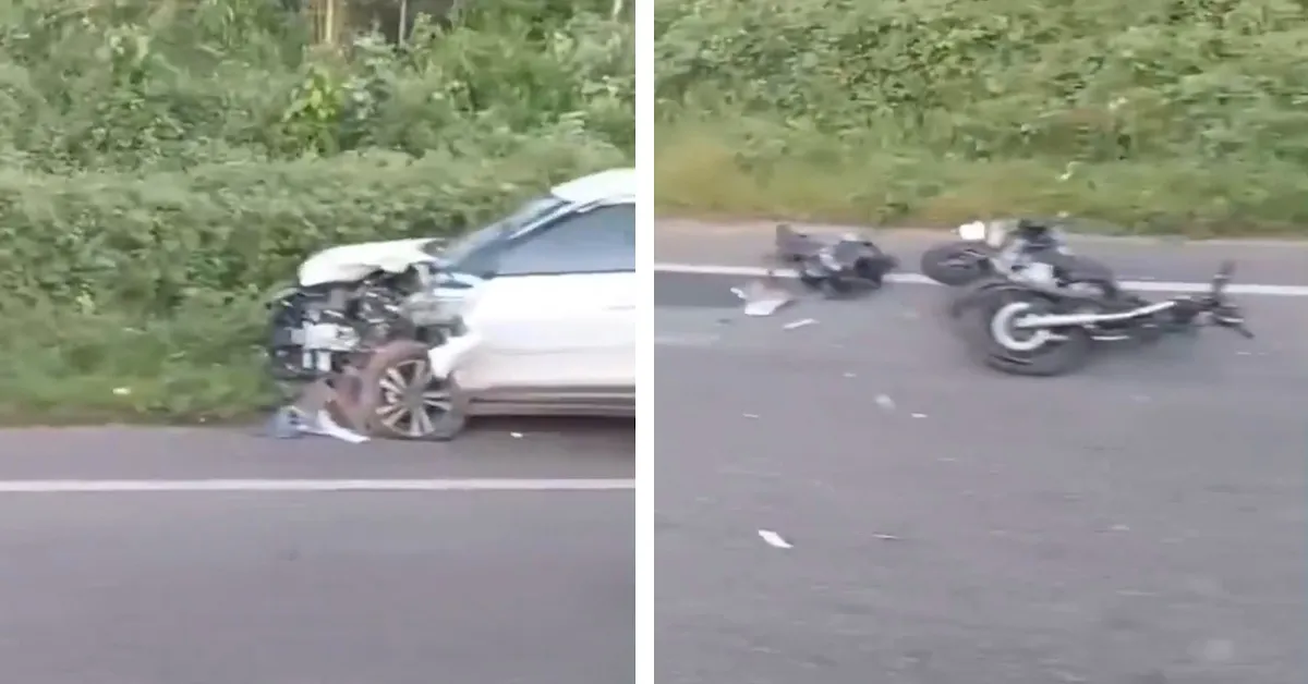 Imagem ilustrativa da notícia: VÍDEO: Duas pessoas morrem em grave acidente na estrada de Mosqueiro