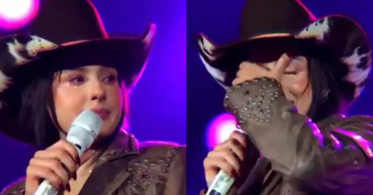 Imagem ilustrativa da notícia: VÍDEO: Esse é motivo de Ana Castela ter chorado em show em MG