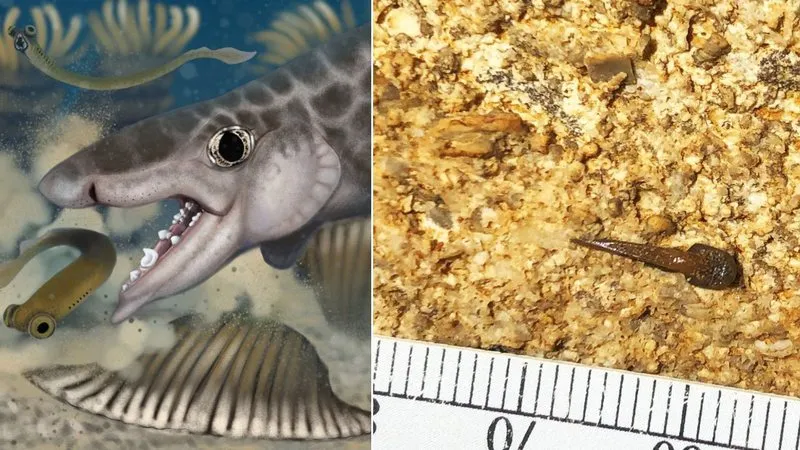 Imagem ilustrativa da notícia: Tubarão pré-histórico é descoberto em caverna sombria