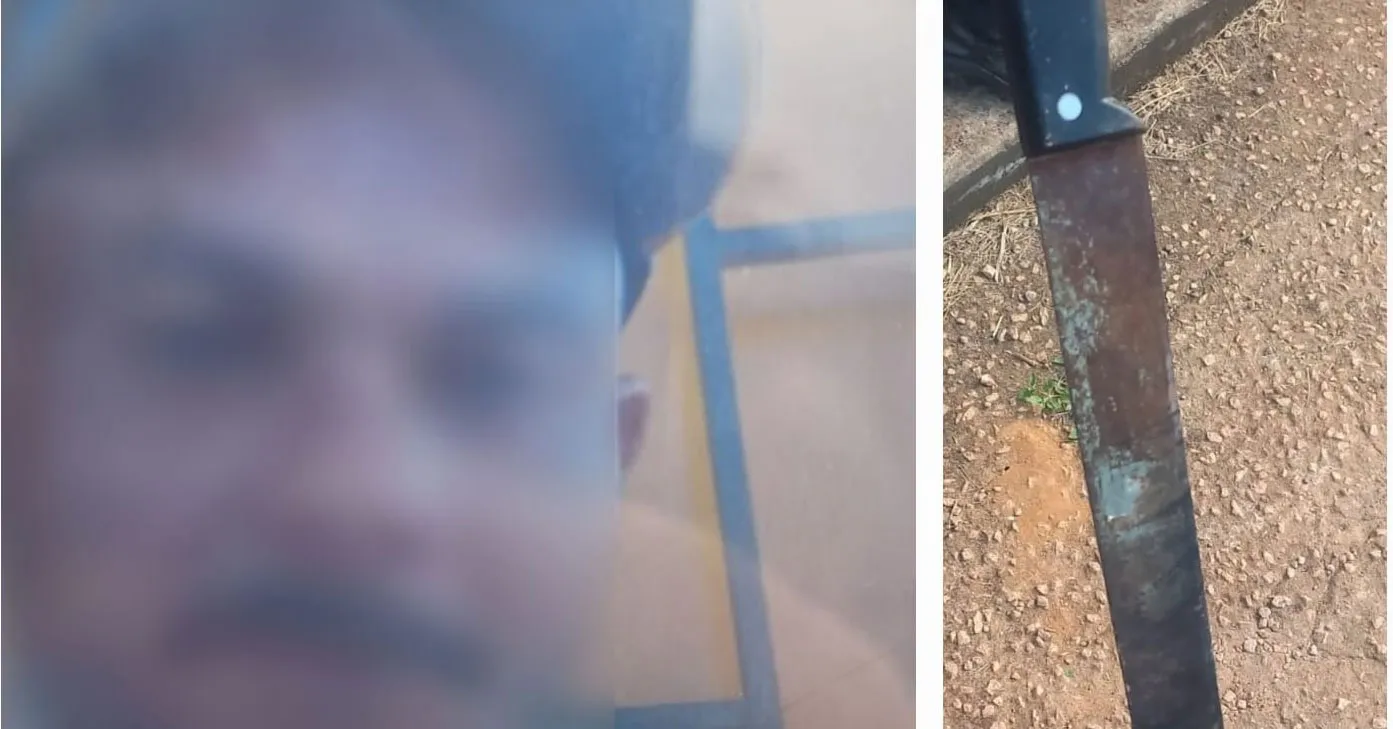 Imagem ilustrativa da notícia: Pará: homem é preso após golpear a cabeça da companheira com terçado