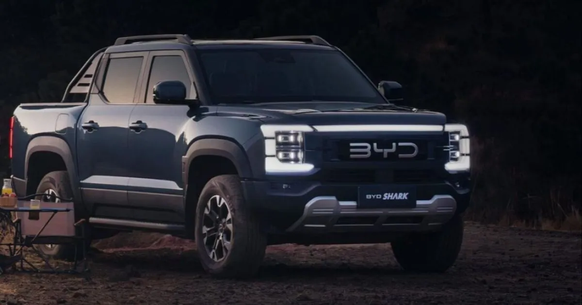 Imagem ilustrativa da notícia: BYD lança picape híbrida de luxo Shark e movimenta o mercado 