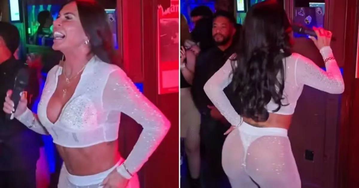 Imagem ilustrativa da notícia: Gretchen aparece seminua em show na Irlanda; veja o vídeo